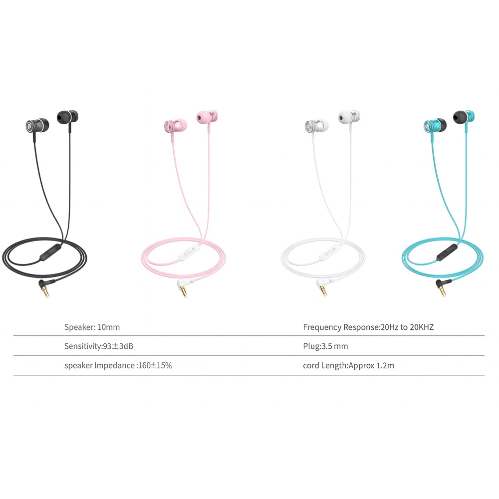 カナル型 有線インイヤー イヤホン　HD-GT-E303P-LB