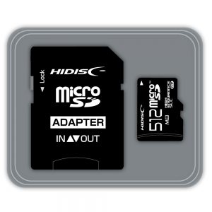 HIDISC SLC採用高耐久 microSDHCカード KIOXIAチップ採用 HDMCSD512MSLPJP3