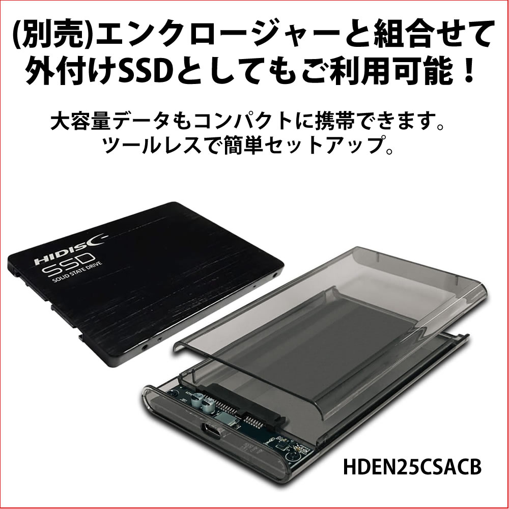 *3個セット HIDISC 2.5inch SATA SSD 480GB SSD480G