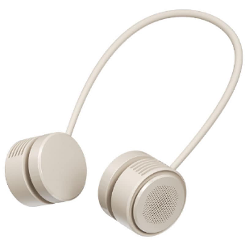 ネックファン｜3段階風量調節・1200mAh充電式・軽量設計で快適な首掛け扇風機