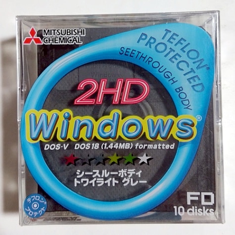 MF-2HD 3.5インチフロッピーディスク 10枚入り　34箱 三菱化学 3.5インチ フロッピーディスク Windowsフォー マット済