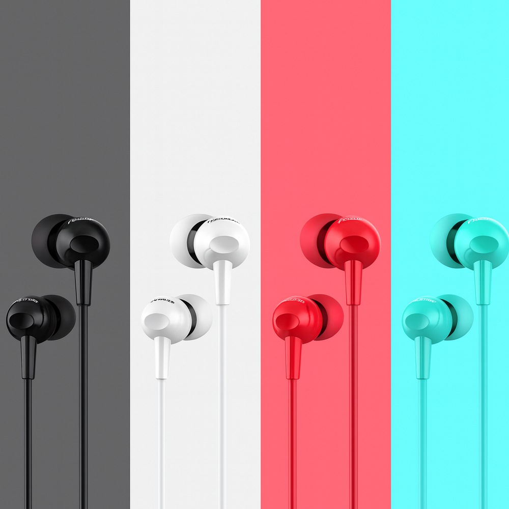 カナル型 有線インイヤー イヤホン　HD-GT-E48P-BL