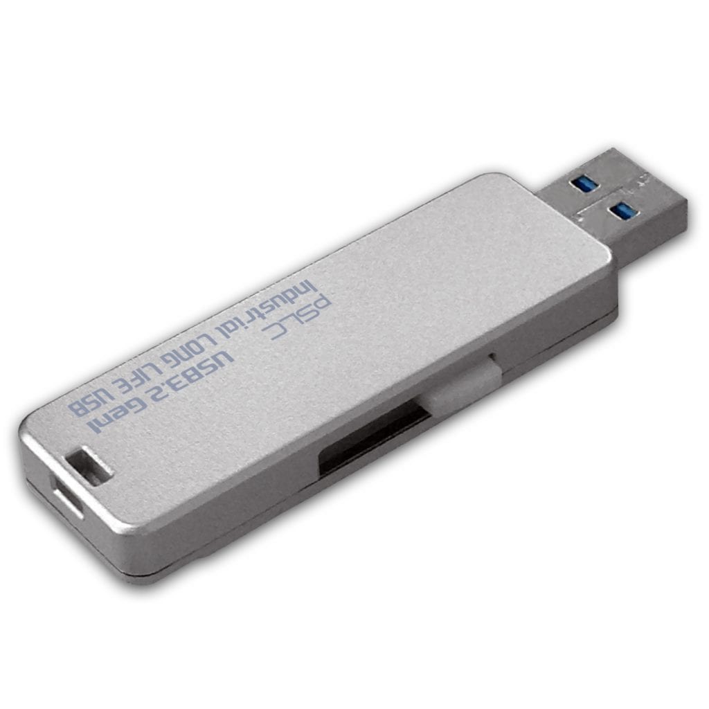 HIDISC USB 3.2 Gen1 スライド式 16GB HDUF127S16GPS3 産業機器用フラッシュで用いられるpSLC技術採用 長寿命USBフラッシュドライブ