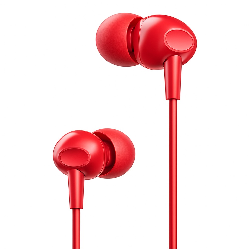 カナル型 有線インイヤー イヤホン　HD-GT-E48P-RD