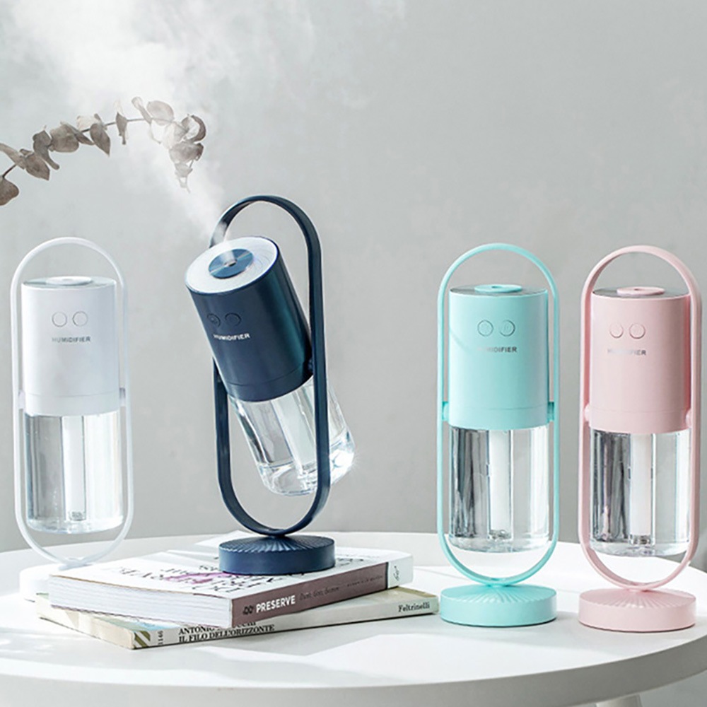 HIDISC おしゃれなイルミネーションLED卓上加湿器 ダークブルー HDJMK-Y23DB