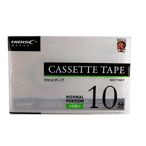 HIDISC　音楽用カセットテープ ノーマルポジション 10分 1巻