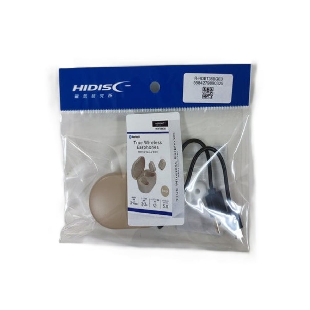 【リファービッシュ】 HIDISC 完全ワイヤレスイヤホン R-HDBT38BGE3