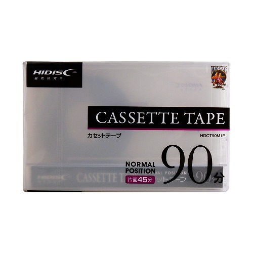 HIDISC　音楽用カセットテープ HDCT90M1Pノーマルポジション 90分 1巻