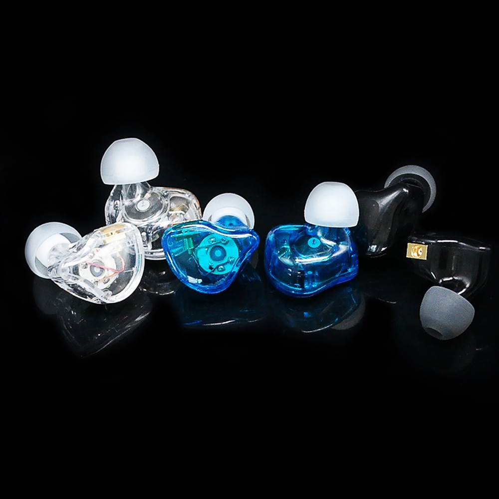 10mmバイオメンブレンドライバー搭載 MMCX交換式 インイヤーモニターイヤホン HD-PR-MX03A-BK