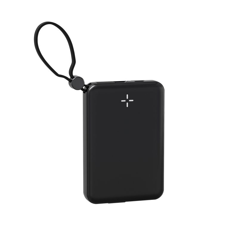 HIDISC PD20W急速充電対応 ケーブル一体型モバイルバッテリー ブラック HD4-MBTC10W2CPD20BK