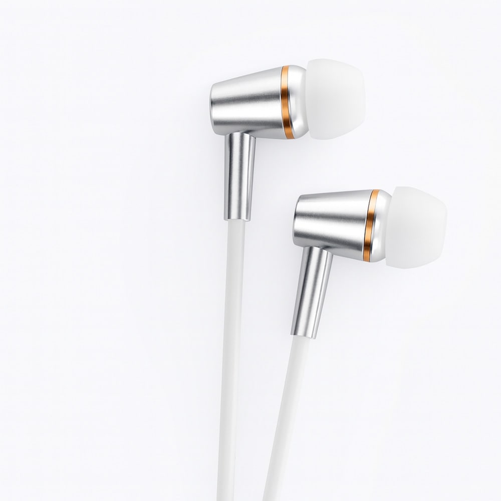 High Quality電磁波遮断有線イヤホン　HD-FC12-C-4PWH