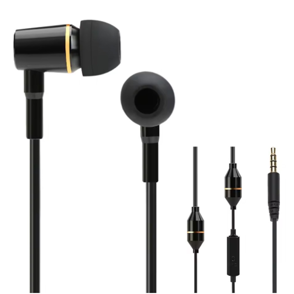 High Quality電磁波遮断有線イヤホン　HD-FC12-C-4PBK