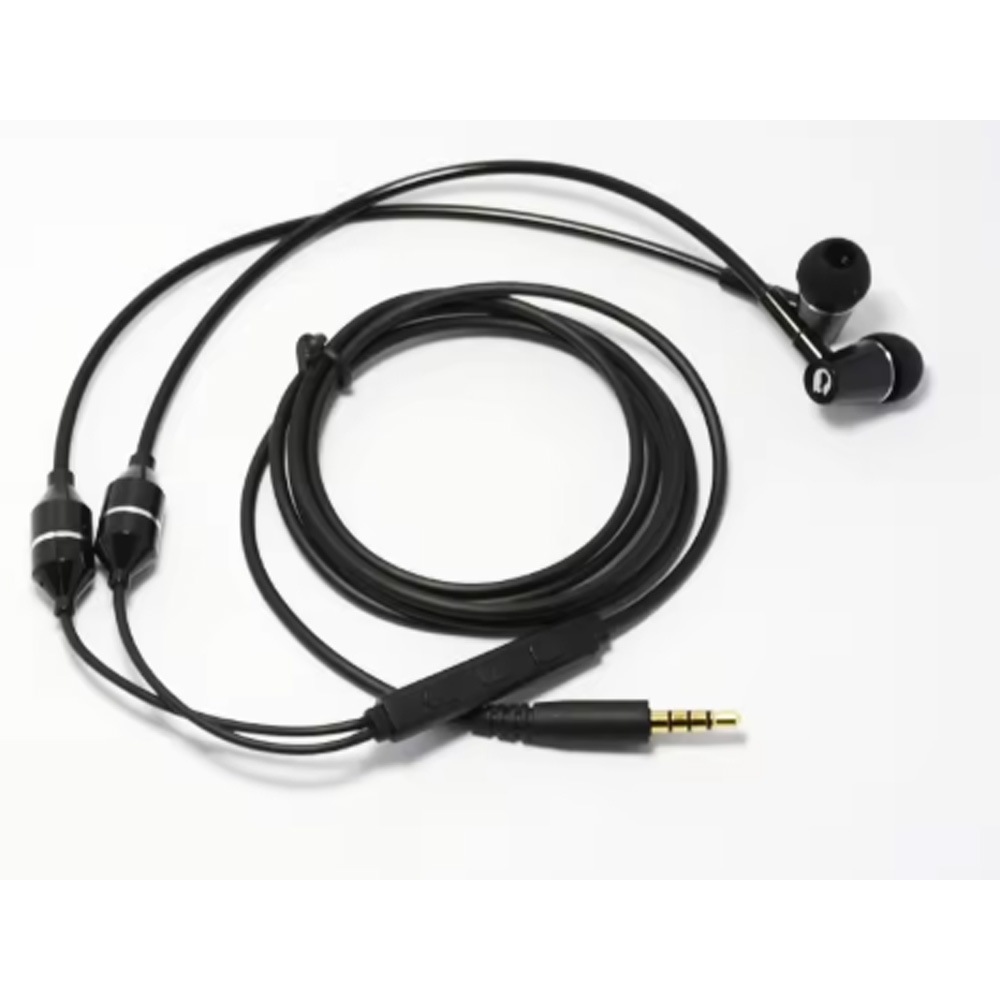 High Quality電磁波遮断有線イヤホン　HD-FC12-C-4PBK