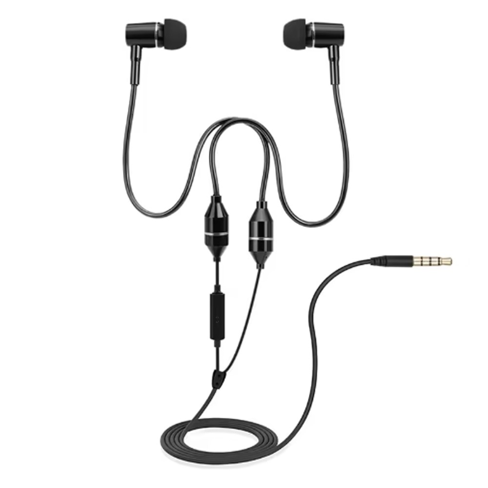 High Quality電磁波遮断有線イヤホン　HD-FC12-C-4PBK