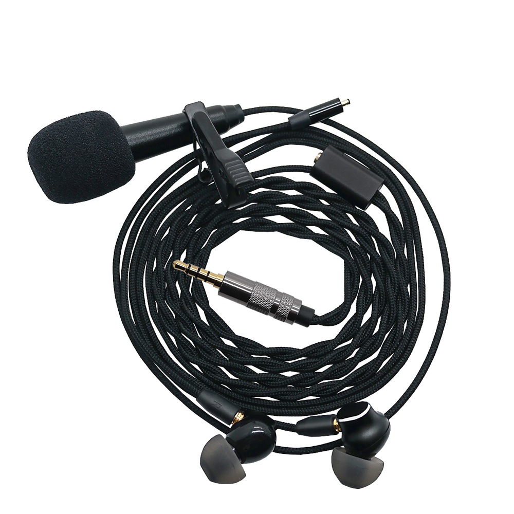 HIFIイヤホン 有線ヘッドホン マイク付き ノイズキャンセリング インイヤーヘッドセット HD-PR-LS100A-M