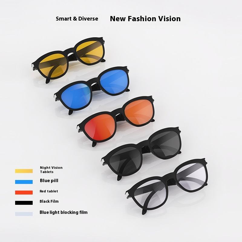 サングラス型 ワイヤレス スピーカー　HDS-SDG4-BB　(ブラックｘブラック)