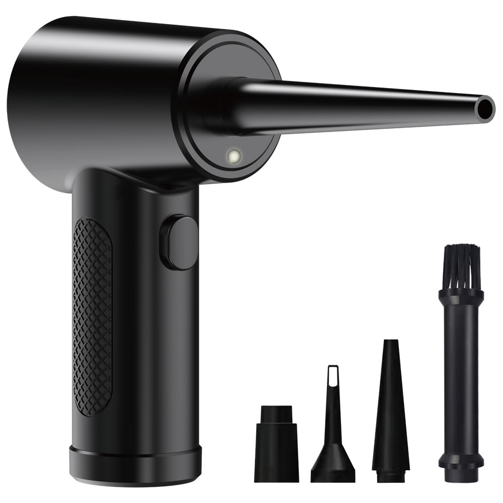 HIDISC 電動エアダスター USB 充電式ブラック HDLXAD24B