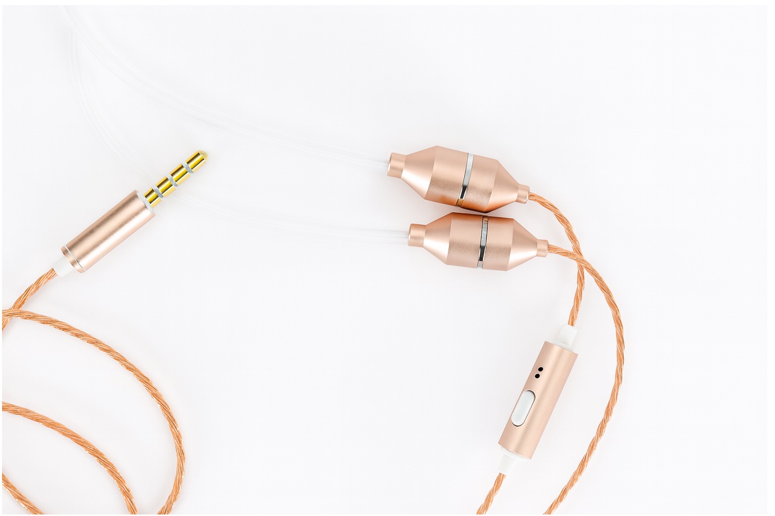 High Quality電磁波遮断有線イヤホン　HD-FC11-E-4PGL