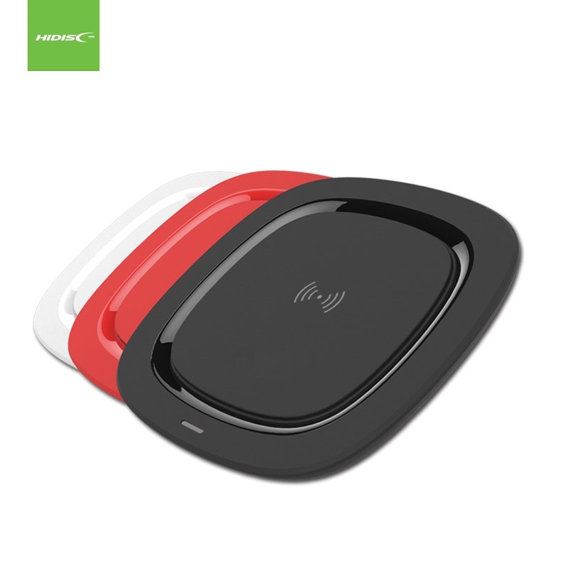 【リファービッシュ】 HIDISC 置くだけ急速充電器 wireless charger for smartphone ホワイト R-HD-WCP5WH