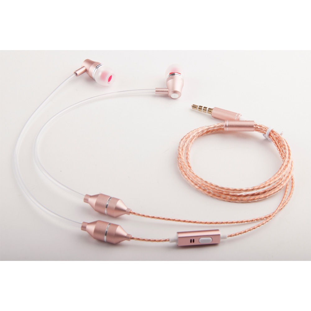 High Quality電磁波遮断有線イヤホン HD-FC11-E-4PRG