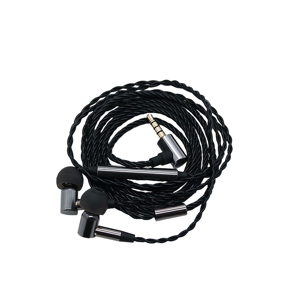 着脱式ケーブル 高耐久インイヤー イヤホン　HD-PR-P101D-A-BK