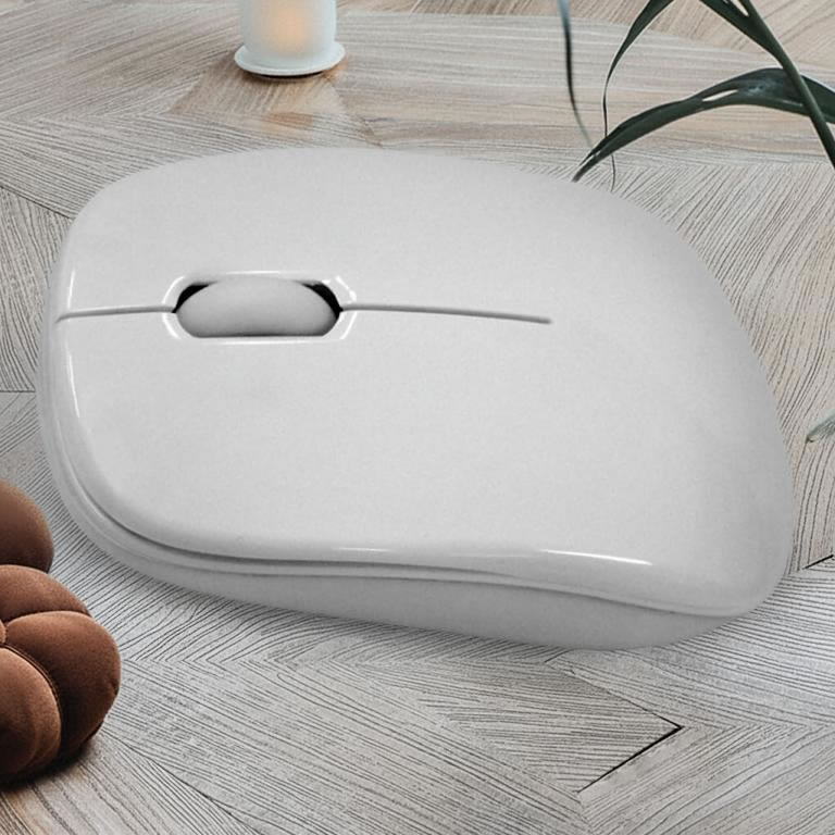 HIDISC 無線 2.4GHz ワイヤレスサイレントマウス ホワイト HDMW-7091WH