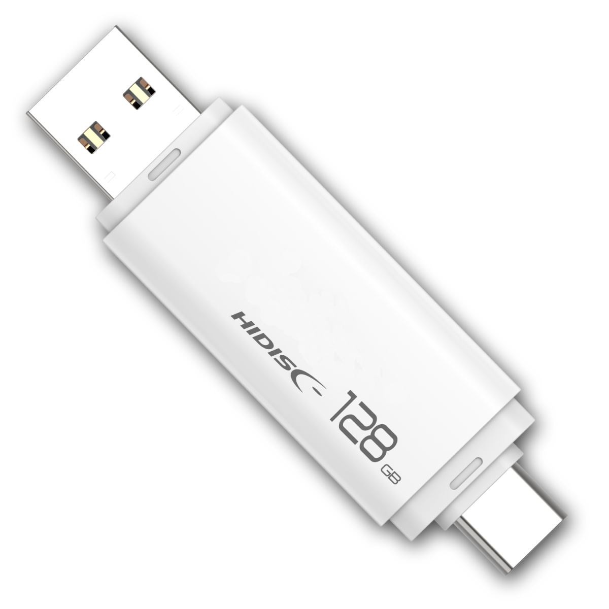 HIDISC USB3.2 Gen2 128GB Type-C メモリ Type-Aコネクタ搭載 HDUF134C128G3C
