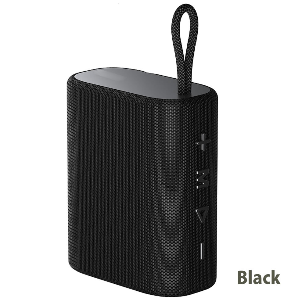 縦型スリムデザインポータブルBTスピーカー Bluetooth5.3 高音質5W 6時間再生 TWS対応 軽量175g 