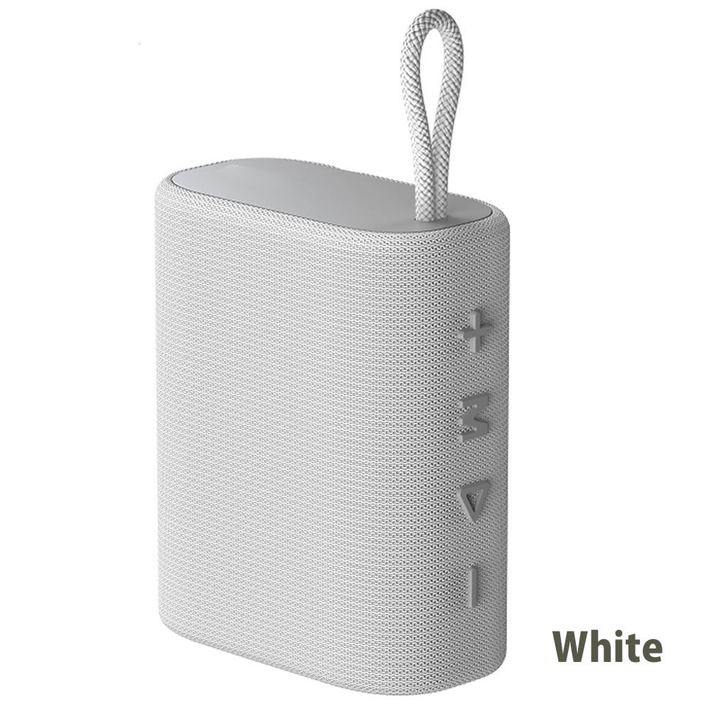 縦型スリムデザインポータブルBTスピーカー Bluetooth5.3 高音質5W 6時間再生 TWS対応 軽量175g 