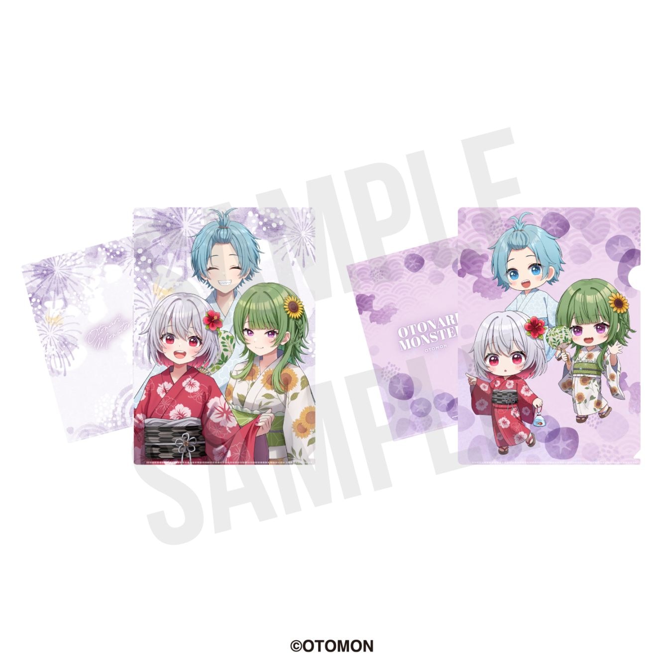 おともんランダムクリアファイル 2025年浴衣ver.