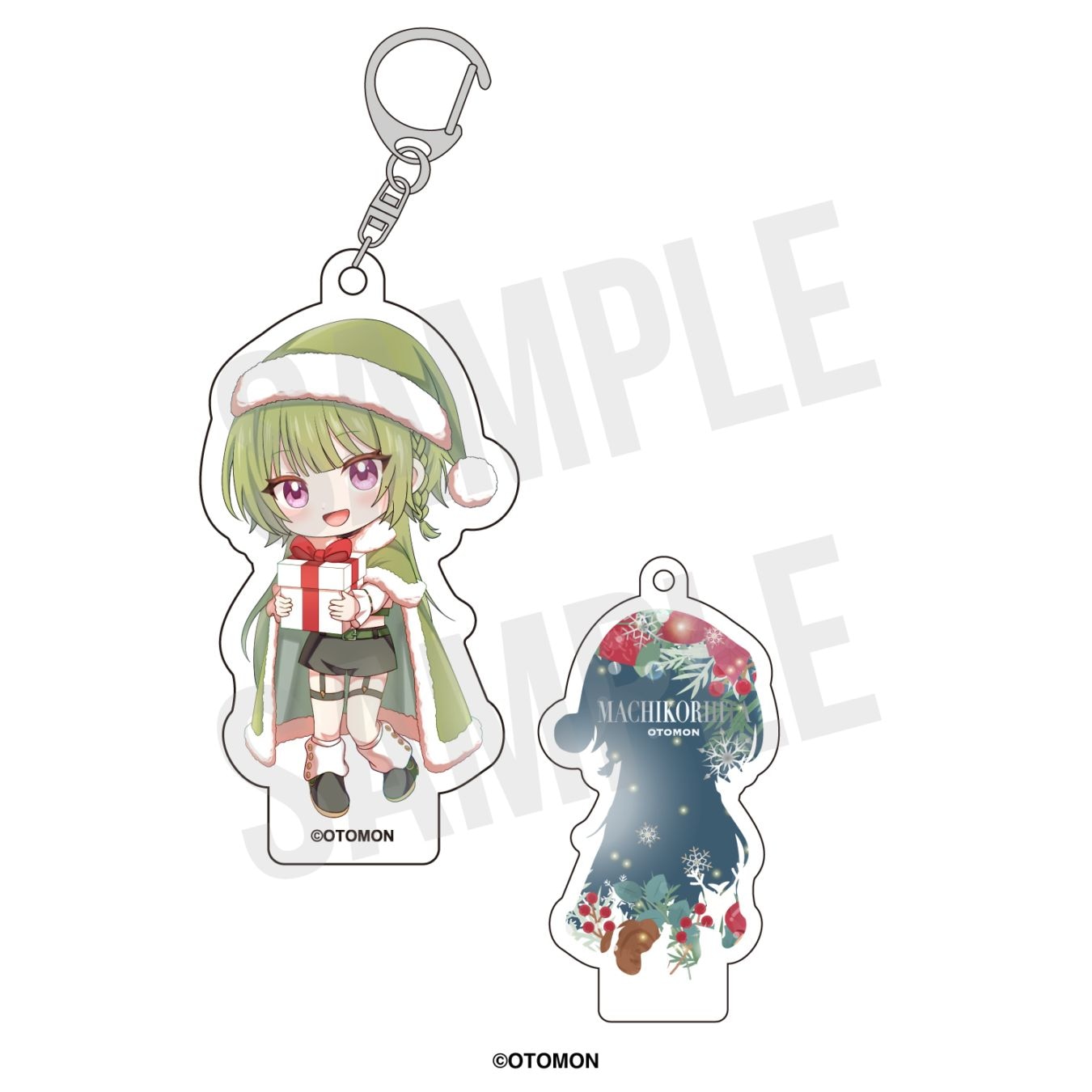 おともんアクリルキーホルダー 2025年クリスマスver.(まちこりーた)