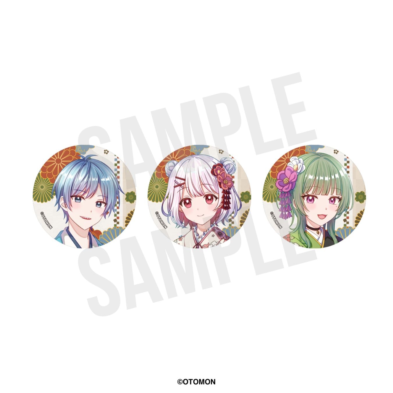 おともんランダム缶バッジ 2026年新年ver.