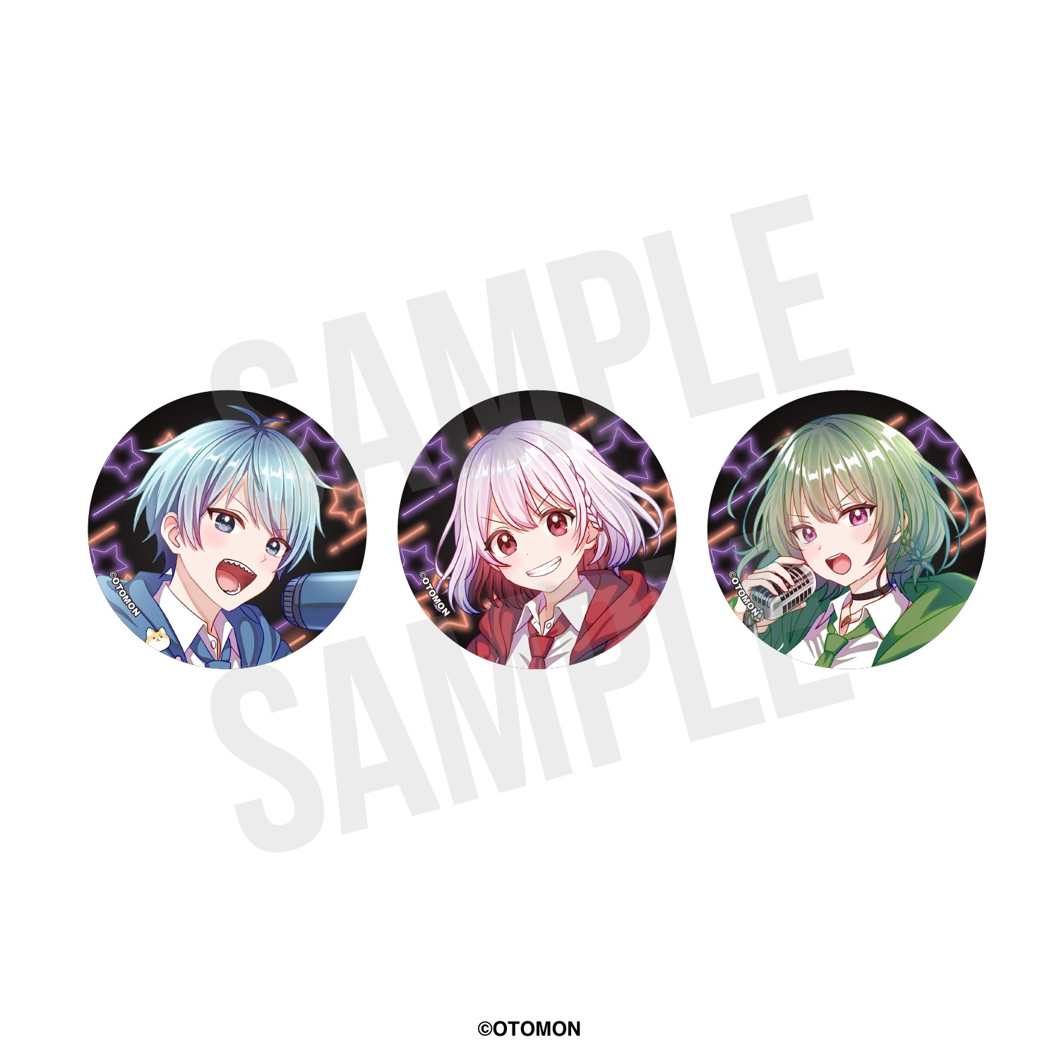 おともんランダム缶バッジ 2026年新年ver. | おとなりモンスター