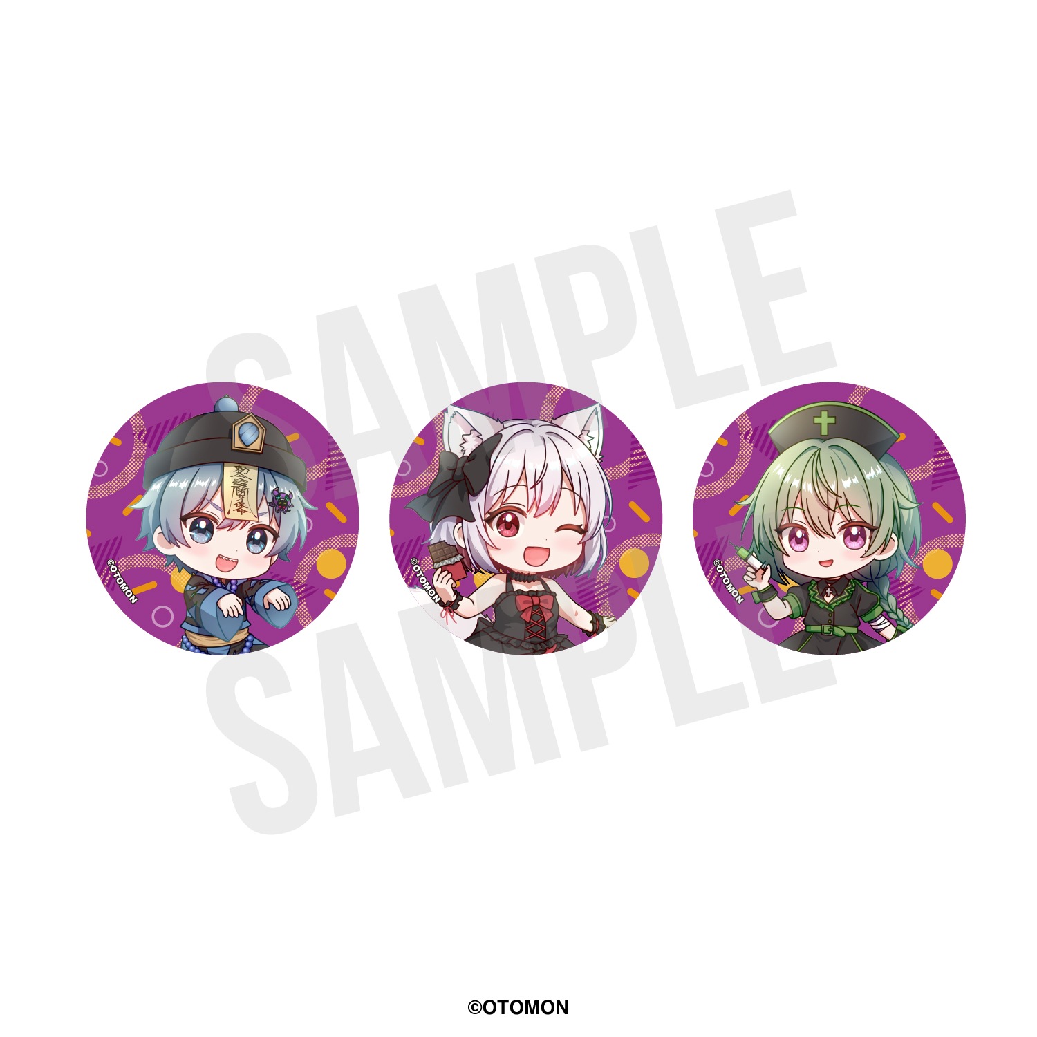 おともんランダム缶バッジ 2026年新年ver. | おとなりモンスター