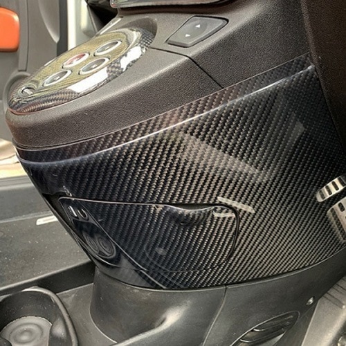 THREEHUNDRED ABARTH 595 S4〜 カーボンインテリアパネル THREEHUNDRED カーボンインテリアパネル RH 595/S4