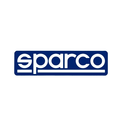 sparco ロゴステッカー【ブルー】(3.8×14.8cm)｜ラテン車の雑貨と 