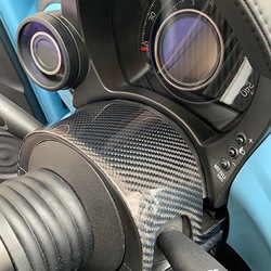 THREEHUNDRED ABARTH 595 カーボンシフトコンソールパネル(ポケット