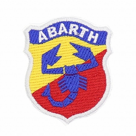 ABARTH エンブレムワッペン【6.0×5.0cm】｜ラテン車の雑貨とパーツ通販