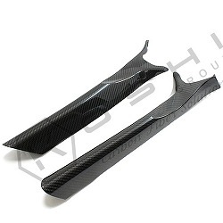 KOSHI製 DNAシステム カーボン カバー Carbon Fiber Abarth 595 Steering Wheel Sides Cover | Koshi