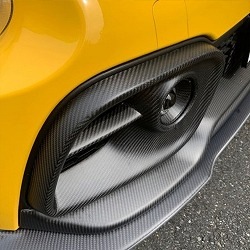 KOSHI ABARTH 595(シリーズ4) カーボンフォグライトカバー(穴あり