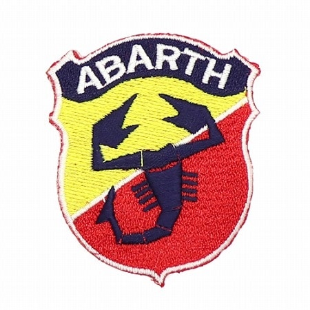 ABARTH エンブレムワッペン【タテ6.5×ヨコ5.5cm】｜ラテン車の雑貨と