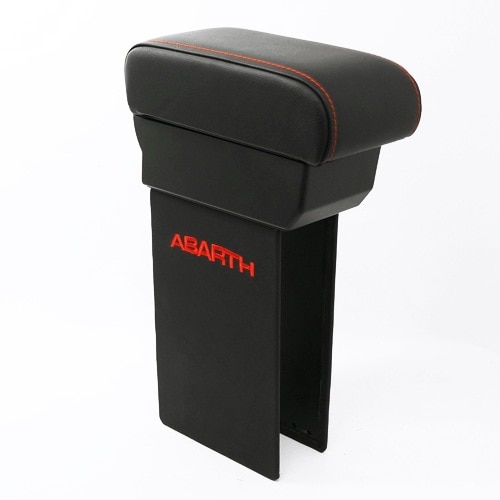 ABARTH レザー アームレスト(ブラック)｜ラテン車の雑貨とパーツ