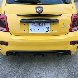 THREEHUNDRED ABARTH 595 �����ܥ�Х�ѡ����󥵡��� �ꥢ(���꡼��4)