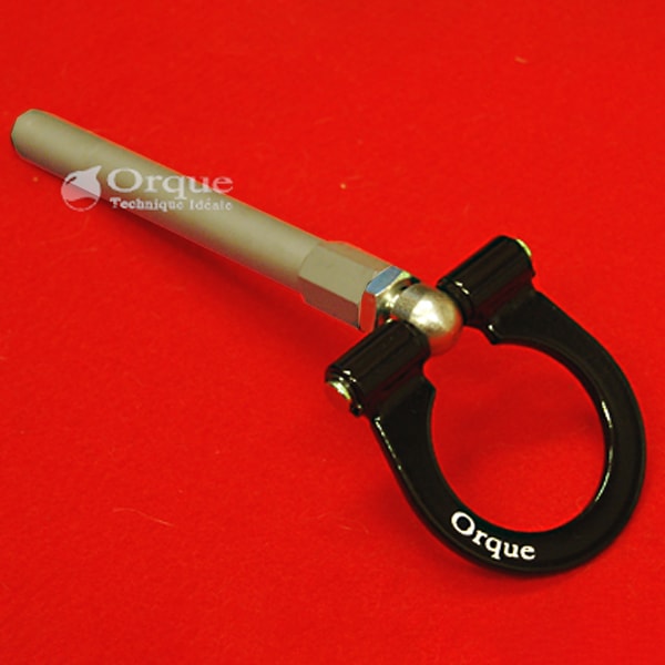 Orque ABARTH500/595/695 レーシング牽引フック(ブラック)｜ラテン車の