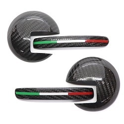 【新品】アバルト500系　カーボンインナードアハンドルトレイスイッチ左ハンドル用 アバルト ABARTH 500 595 695 カーボン インナー ドアハンドル