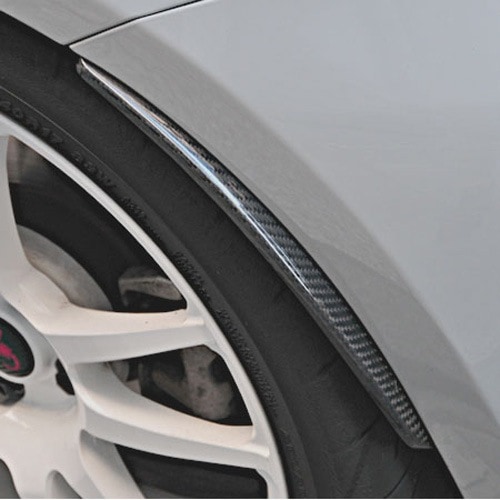 THREEHUNDRED マットカーボンフェンダーエッジ アバルト フィアット THREEHUNDRED ABARTH カーボンフェンダーエッジセット（S3/S4