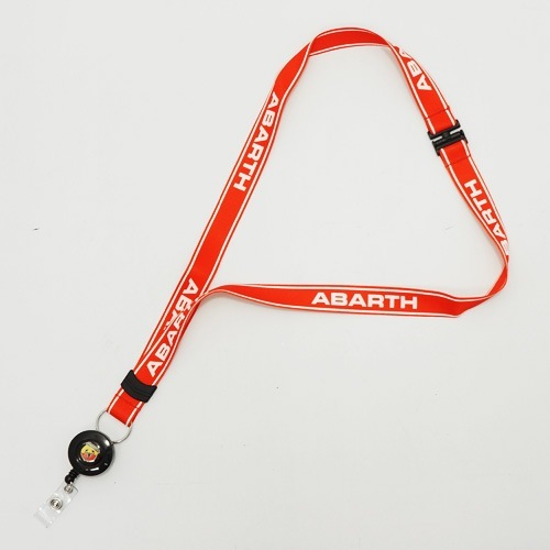 ABARTH純正 ネックストラップ(レッド)｜ラテン車の雑貨とパーツ