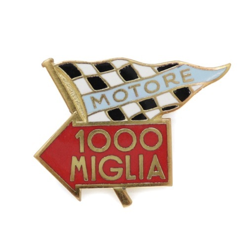 CLUB 1000 MIGLIA エンブレム ハンドル型 ミッレミリア MOTORE
