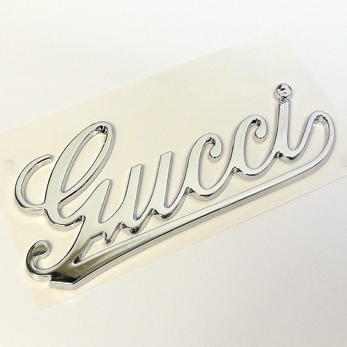 FIAT 純正 GUCCI ロゴプレート【Bピラー用】｜ラテン車の雑貨とパーツ