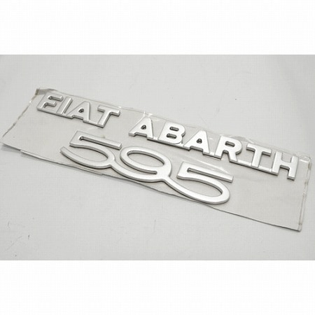 ABARTH 純正 50th Anniversary ロゴエンブレム｜ラテン車の雑貨と 